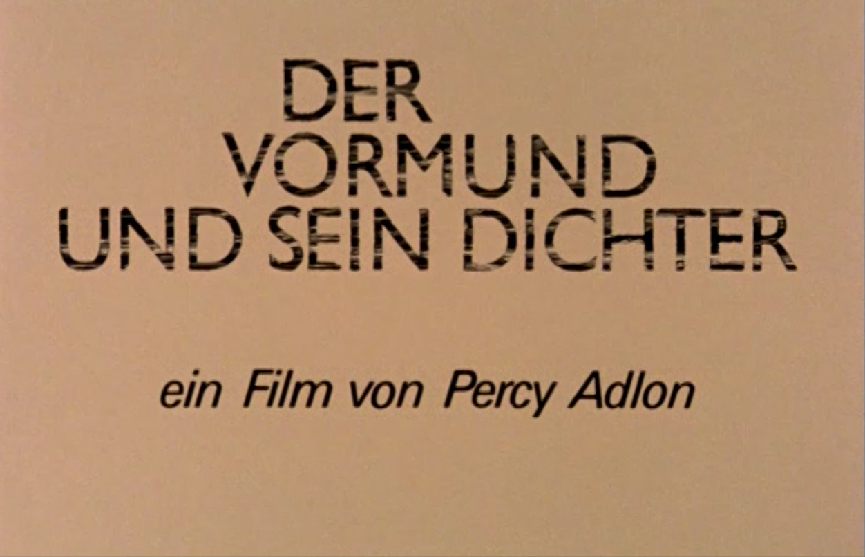 (Bild für) Der Vormund und sein Dichter
