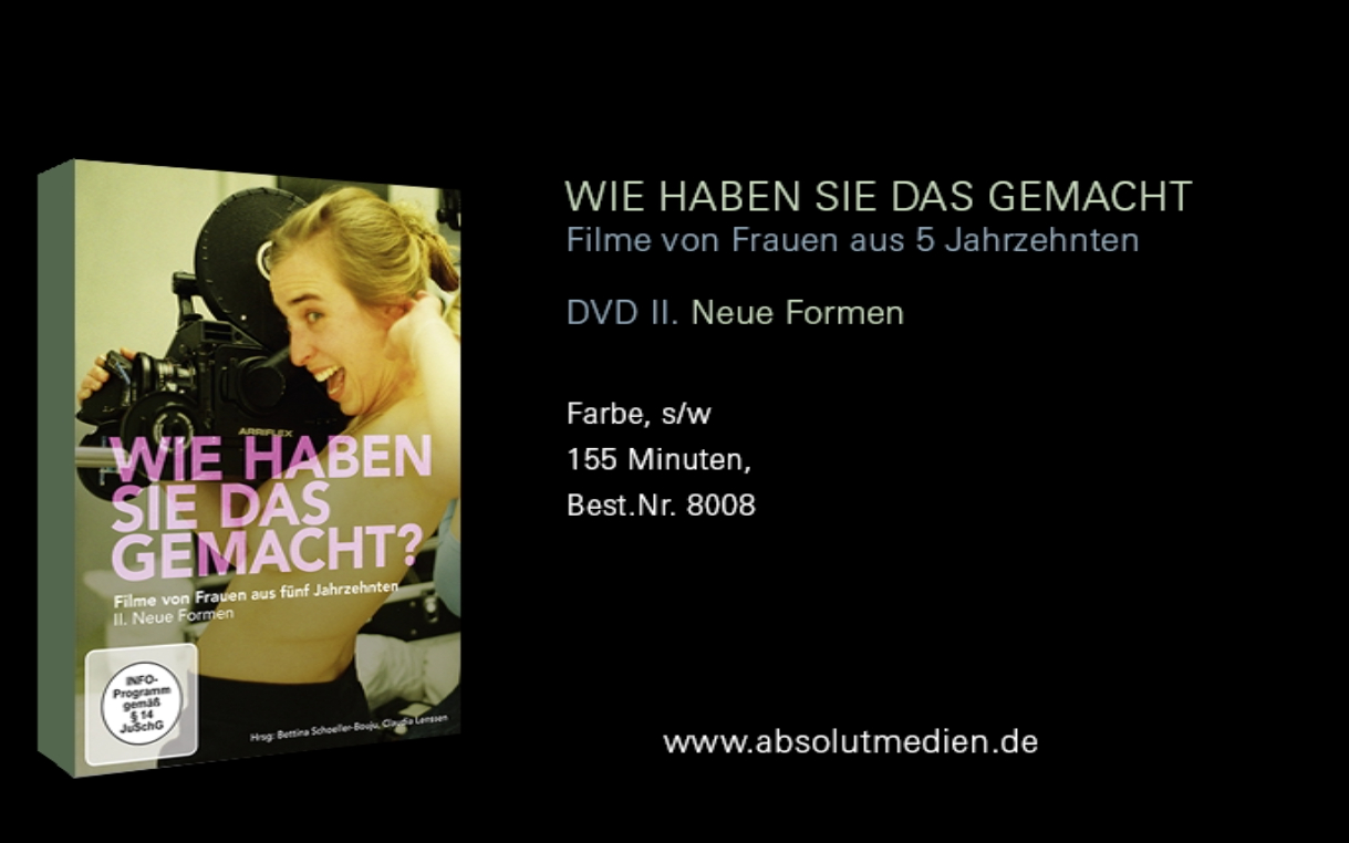 (Bild für) Wie haben Sie das gemacht? (DVD 1) Filme von Frauen aus fünf Jahrzehnten