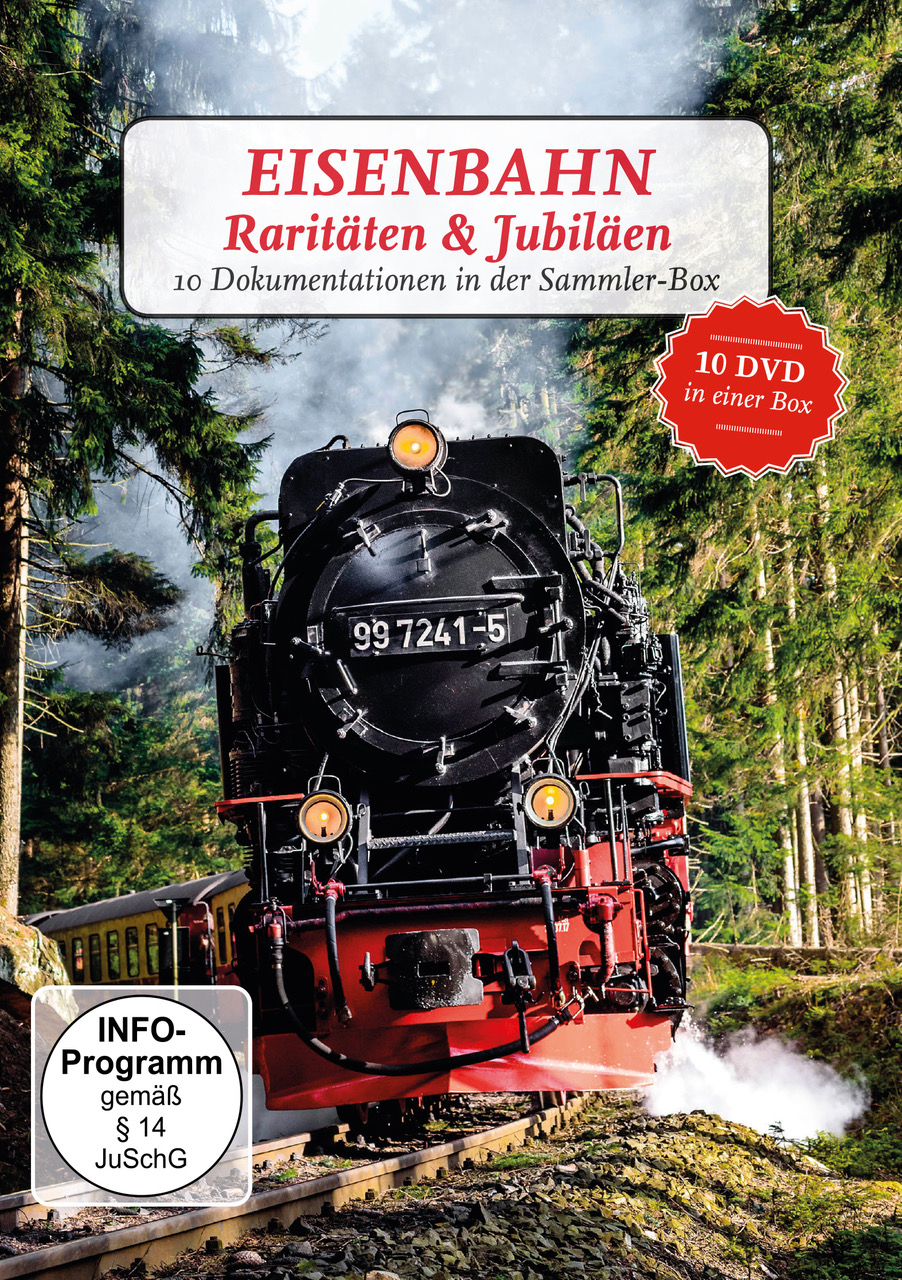 (Bild für) Eisenbahn Raritäten&Jubiläen 10 Dokumentationen in der Sammler-Box
